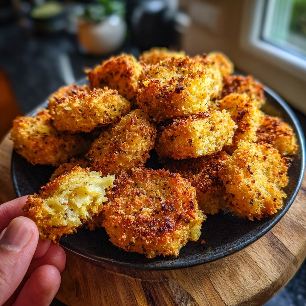 Blumenkohl Ofen Nuggets