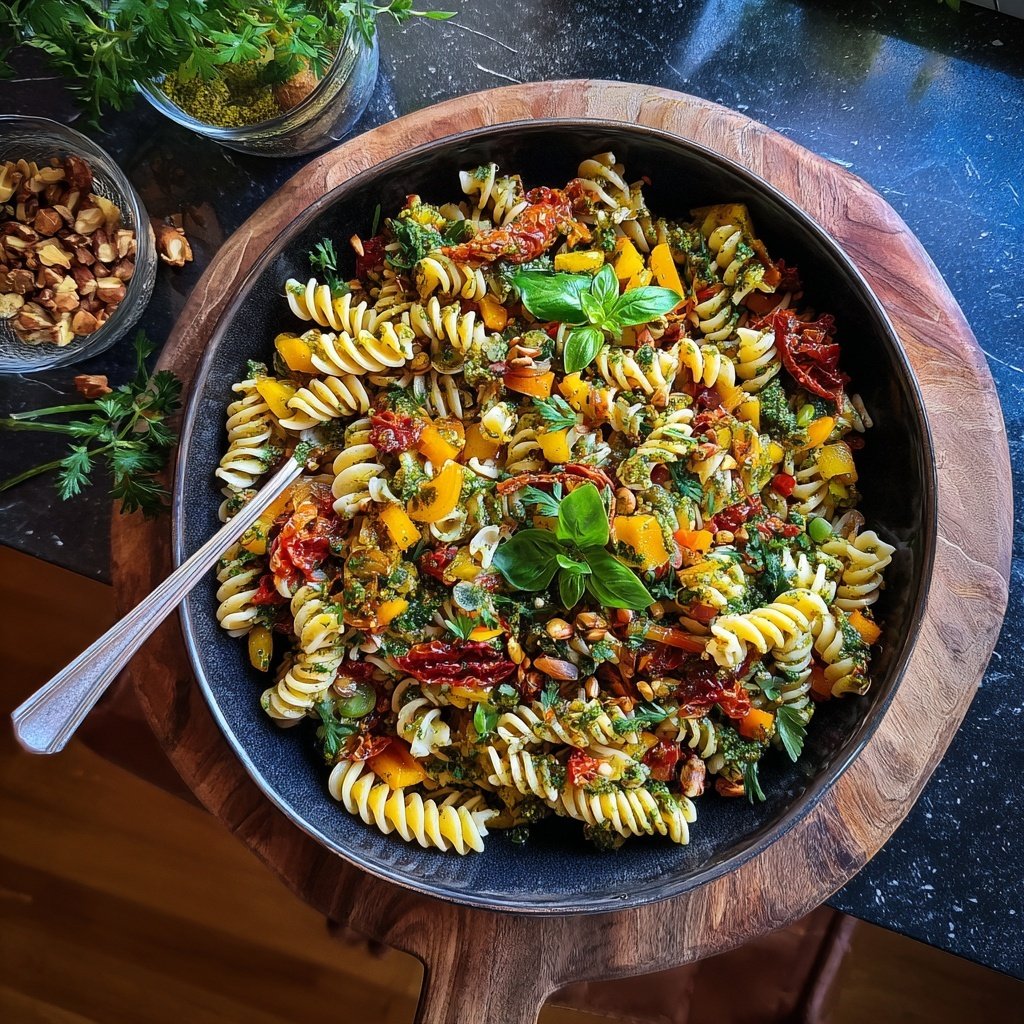 Grill Nudelsalat Mit Pesto