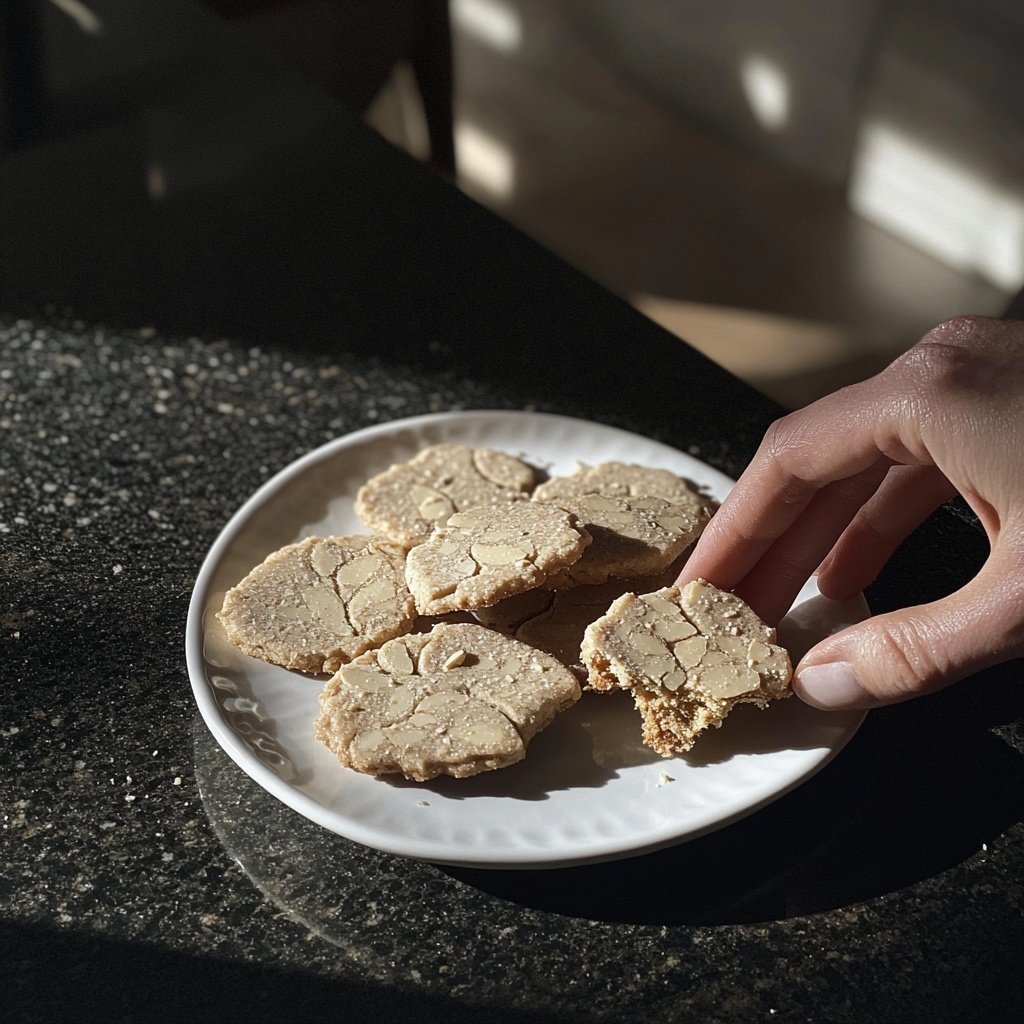 Mandelplätzchen – zart & ohne Zucker