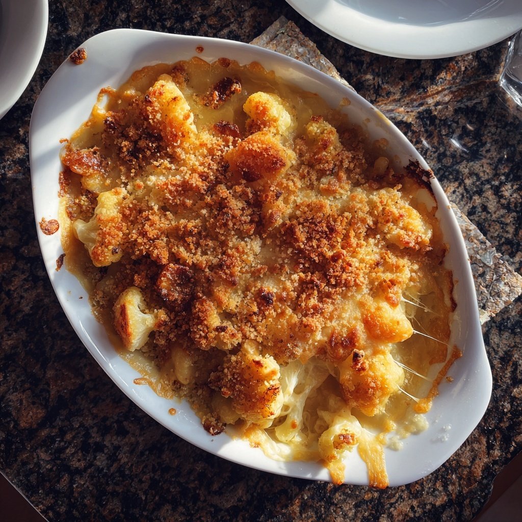 Blumenkohl Gratin Mit Käse