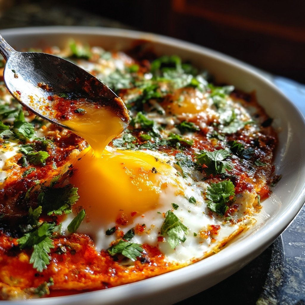 Shakshuka mit grünen Bohnen