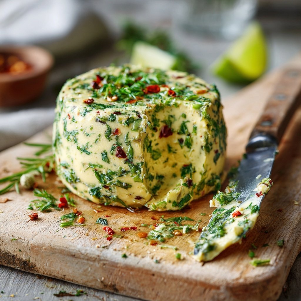 Kräuterbutter Mit Chili Und Limette