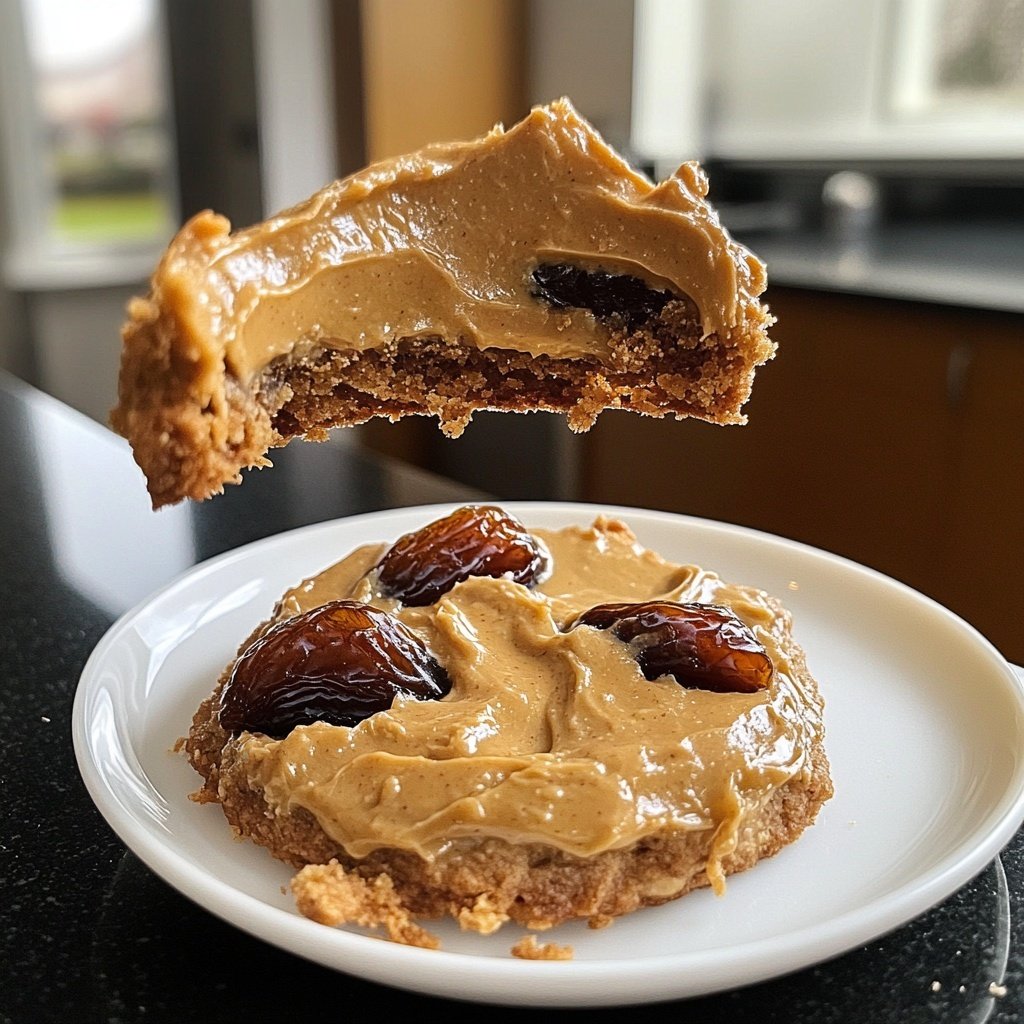 Gesunde Kekse mit Datteln & Erdnussbutter