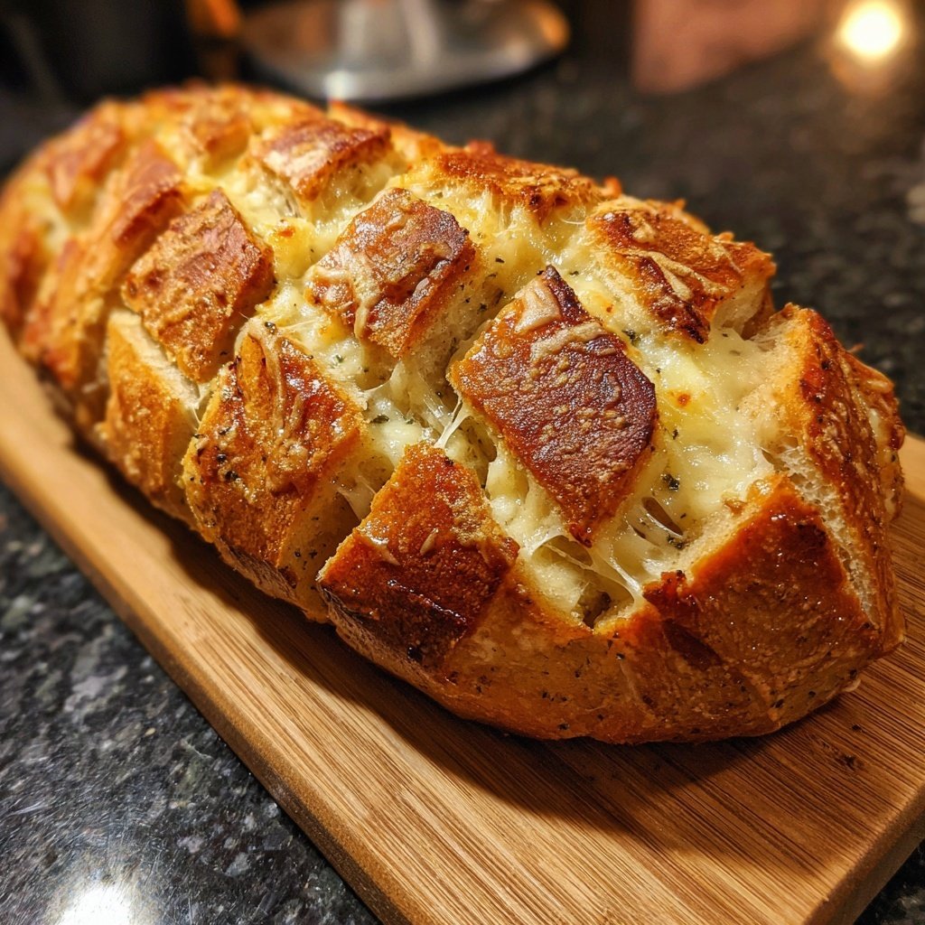 Zupfbrot Mit Käse Würfeln